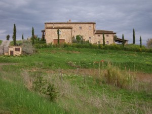 Podere Cunina from 2 miles of dirt road